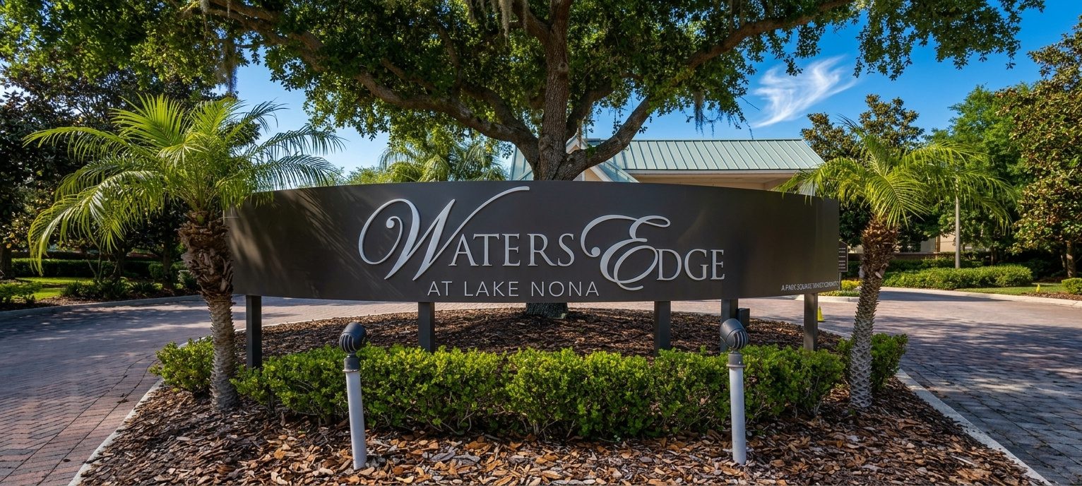 Ambiente residencial em Lake Nona