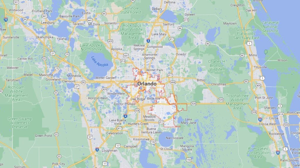 mapa orlando - Jen Dantas