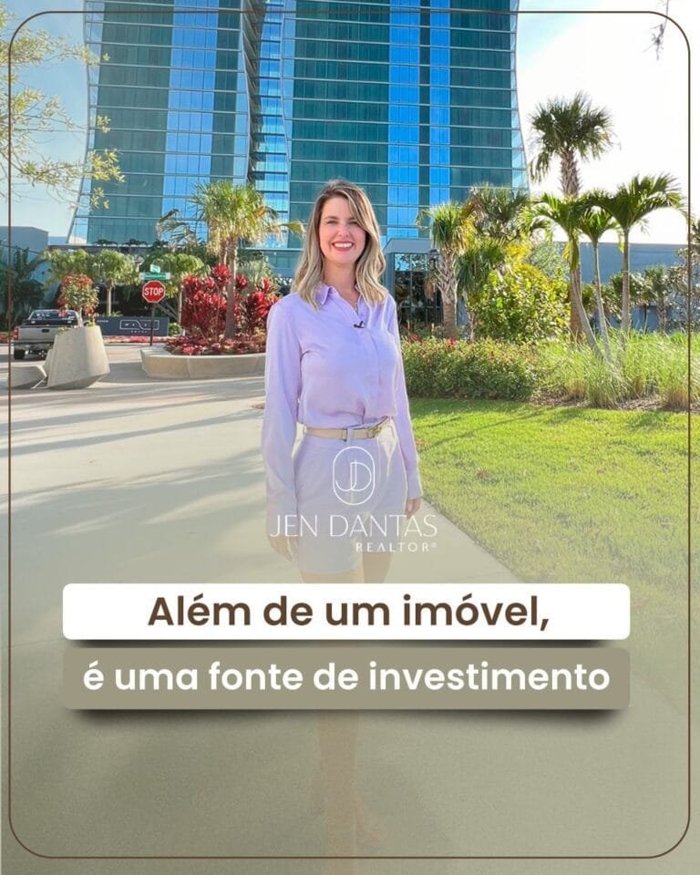 Banner além de um imóvel, um investimento Jen Dantas