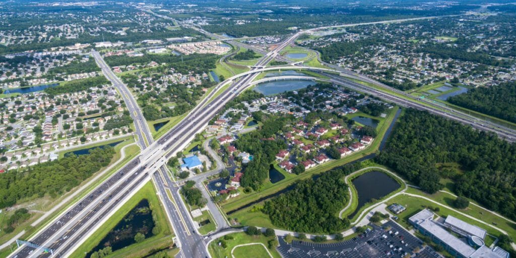 imagem aérea de Orlando, Flórida Jen Dantas