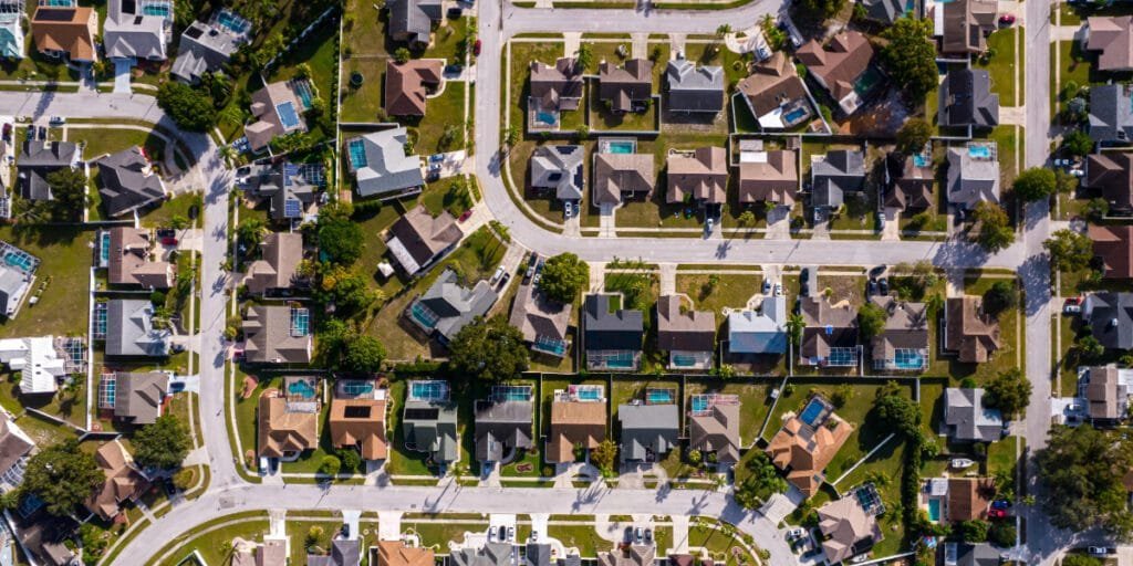 Orlando, Flórida Jen Dantas vista aérea de casas