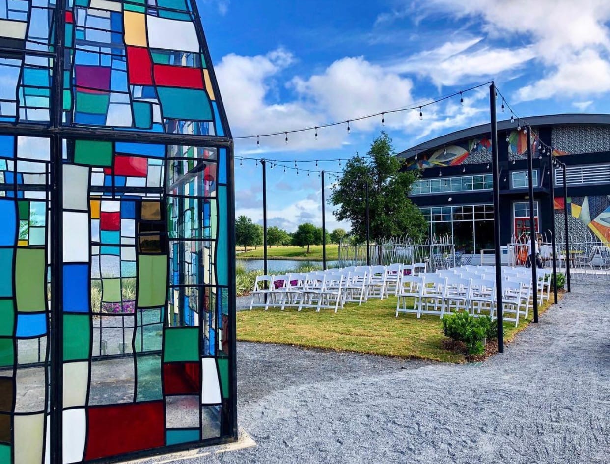 Arte pública e paisagem em Lake Nona