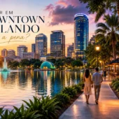 Morar em Downtown Orlando vale a pena? Rotina urbana, walkability e cuidados antes de decidir