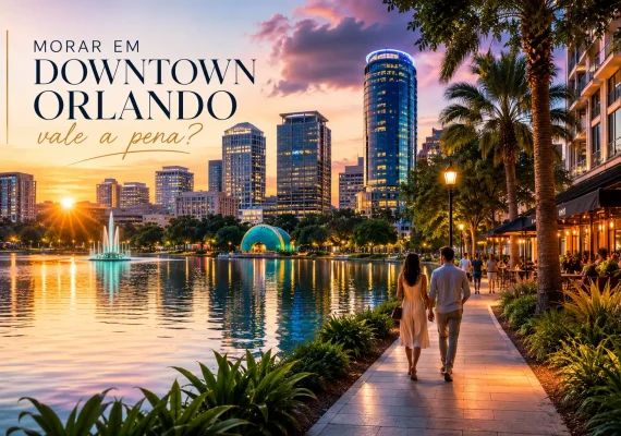 Morar em Downtown Orlando vale a pena? Rotina urbana, walkability e cuidados antes de decidir